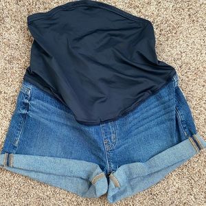 Madewell maternity shorts